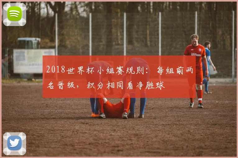2018世界杯小组赛规则:每组前两名晋级,积分相同看净胜球