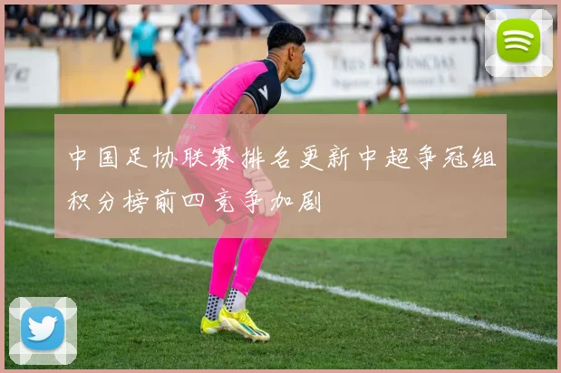 中国足协联赛排名更新中超争冠组积分榜前四竞争加剧